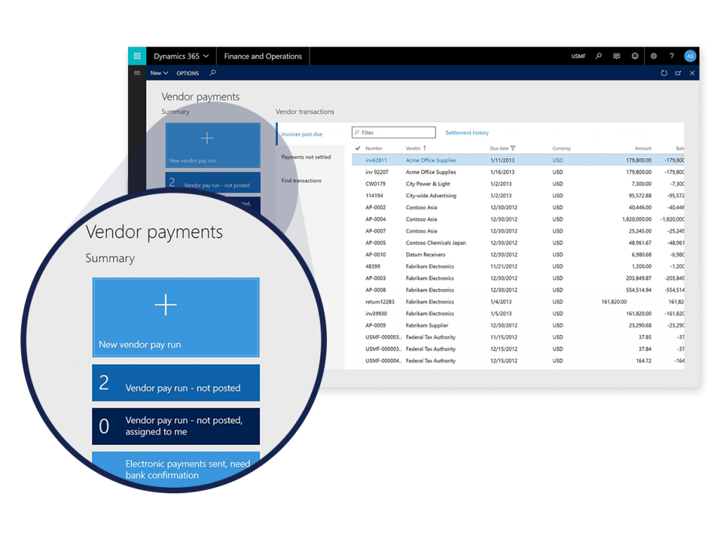 Dynamics 365 for Finance & Operations